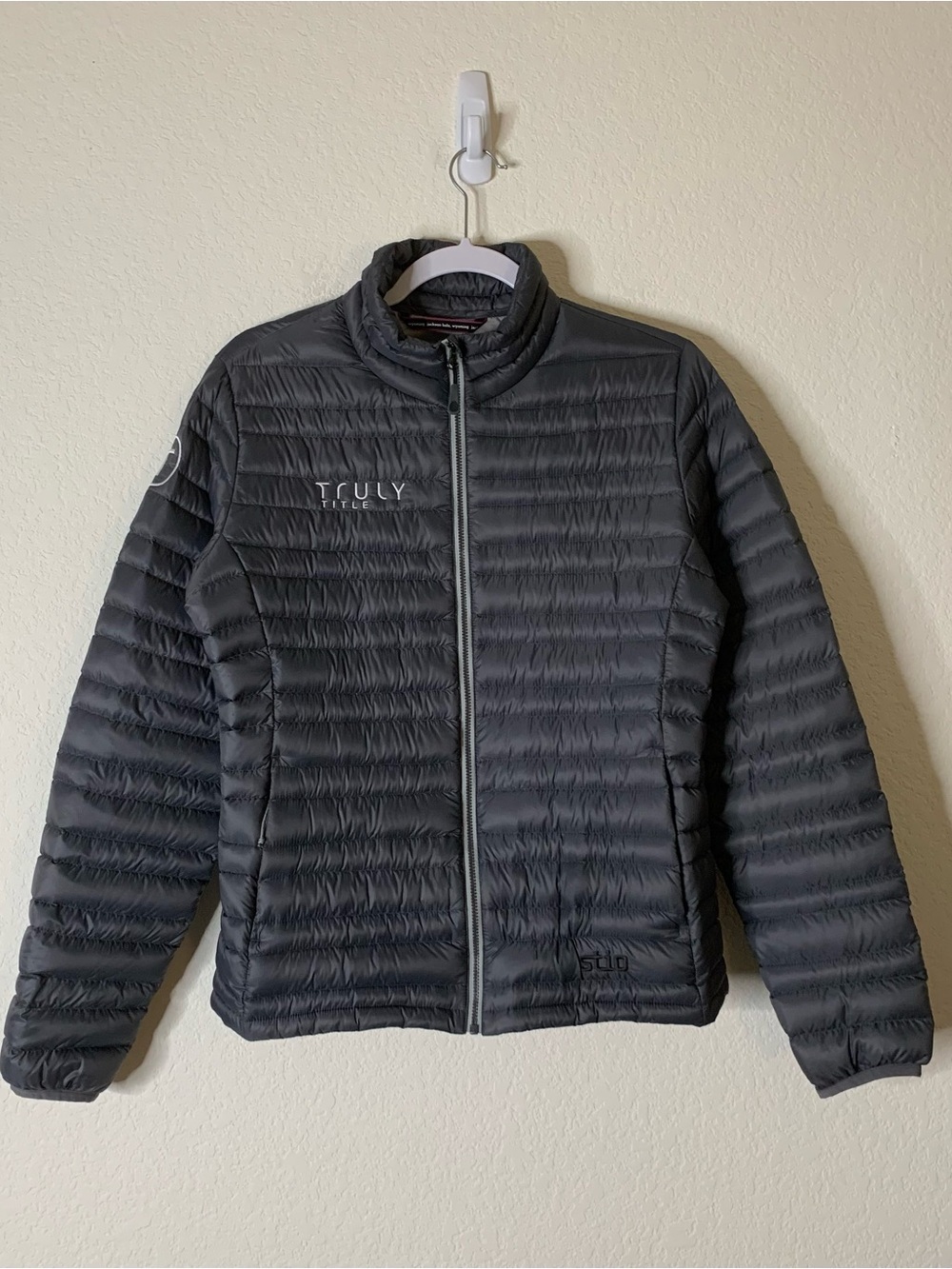 Stio Womens Gray Pinion full zip puffer Jacket S